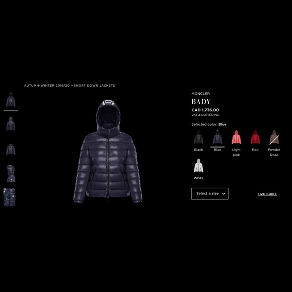 Moncler Bady down jacket size 1 - Picture 7 of 7